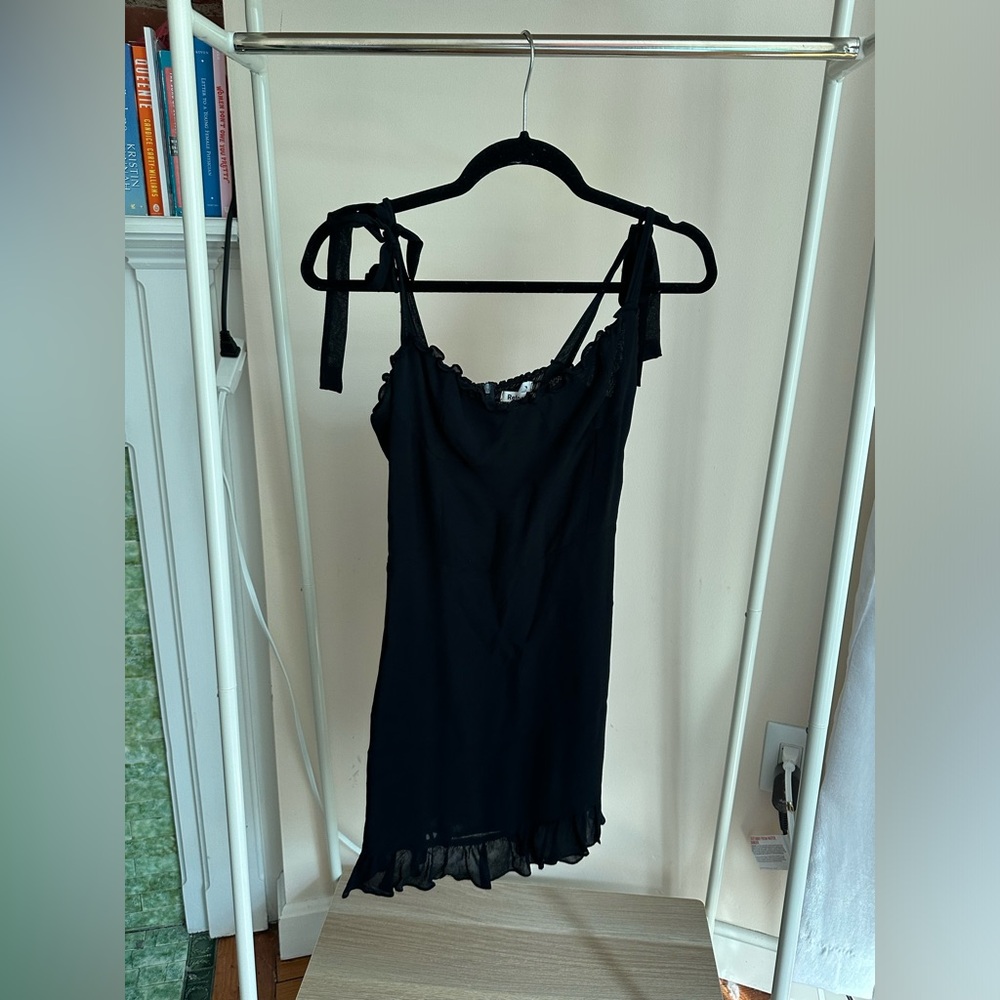 Black reformation dress size 6